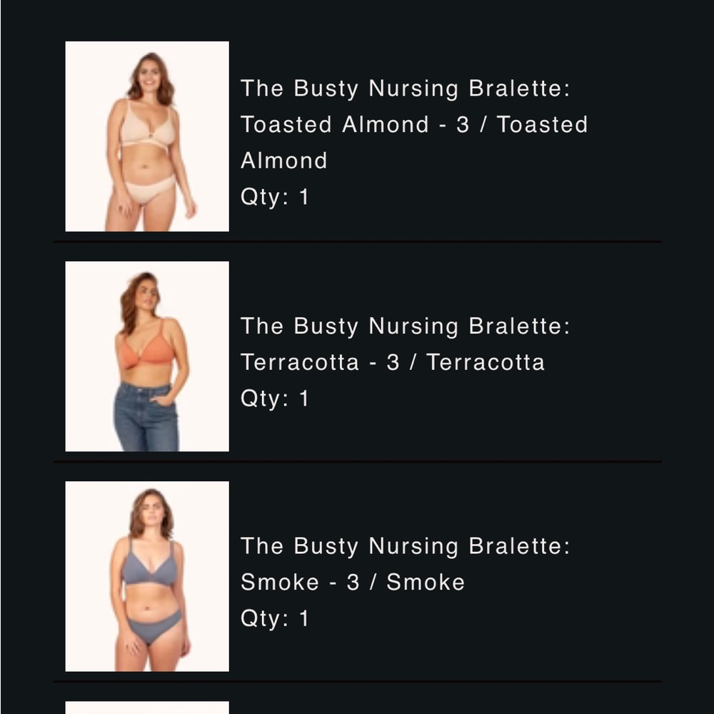 Busty Nursing Bralette Bundle